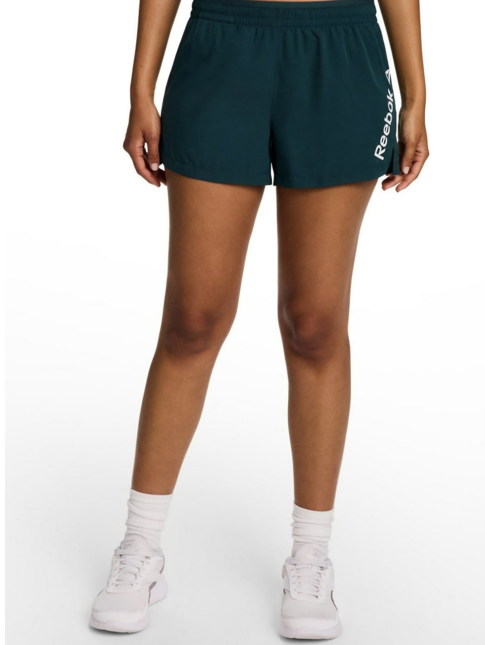 Reebok Women's Relaxed Staple Running Short With Moisture Management Mesh Lining - Picture 4 of 14